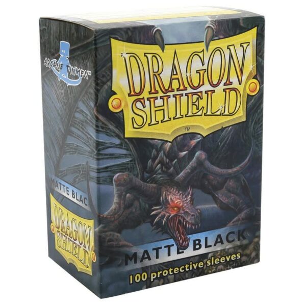 Dragon Shield: Matte Card Sleeves (100) - Black