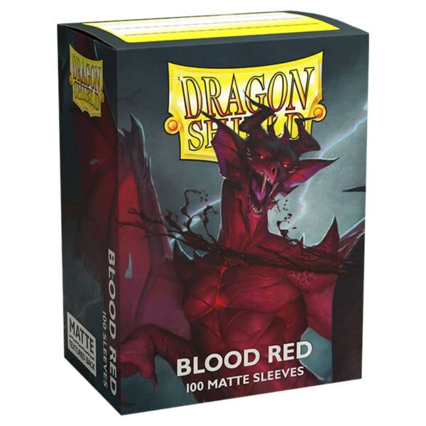 Dragon Shield: Matte Card Sleeves (100) - Blood Red