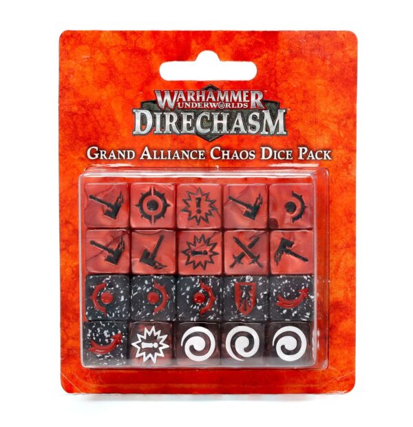 Warhammer Underworlds: Grand Alliance Chaos - 16mm D6 Dice Pack (20) (clearance 30% off)