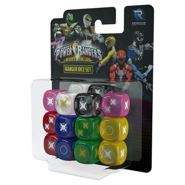 Power Rangers HotG: 20mm D6 Dice Set (12) - Ranger Dice (clearance 30% off)