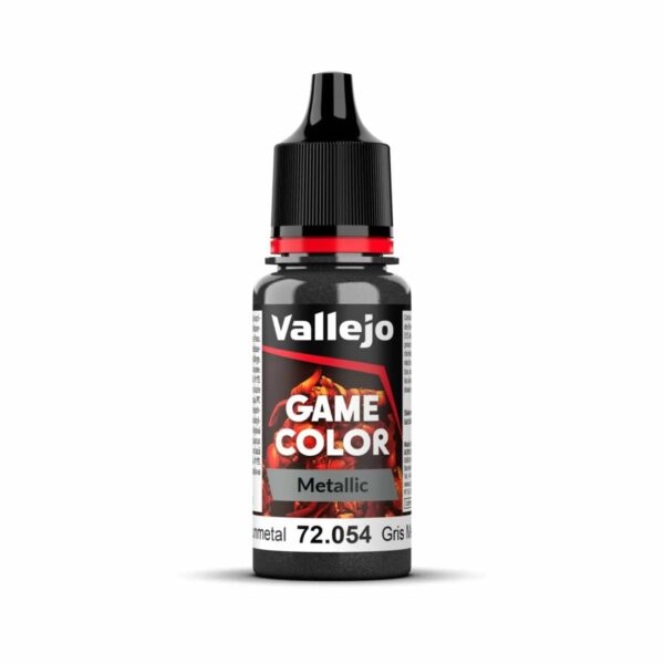 Vallejo: Game Color (18ml) - Metallic, Dark Gunmetal