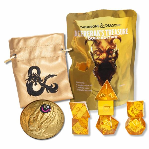 Acererak's Treasure: Treasure Pack Dice Set - Gold Edition