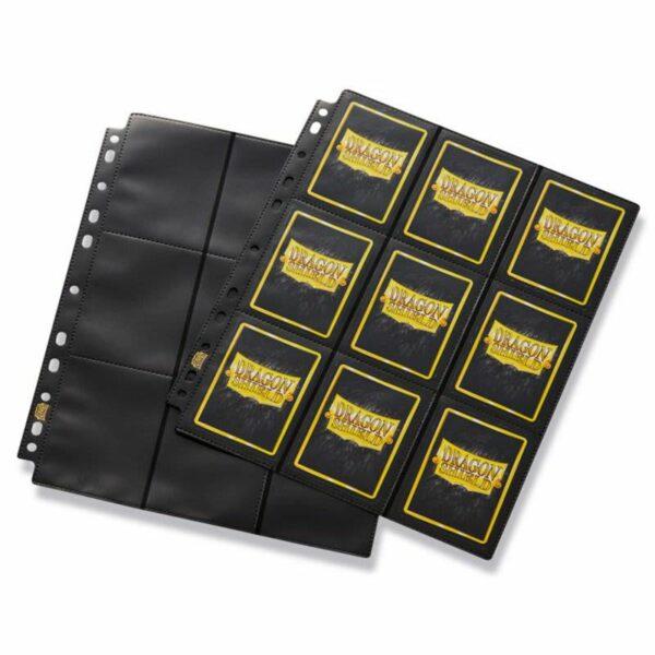 Dragon Shield: 9-Pocket Page - Side Loading with Black Divider - Image 2