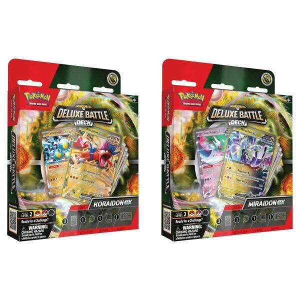 Pokémon TCG: Miraidon ex or Koraidon ex - Deluxe Battle Deck