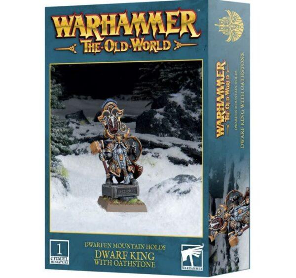 Warhammer, the Old World: Dwarfen Mountain Holds - Dwarf King with Oathstone