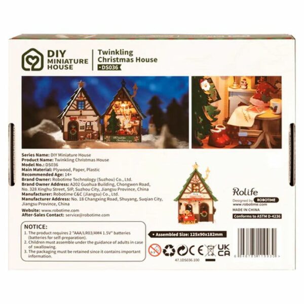 Rolife: DIY House - Twinkling Christmas House - Image 2