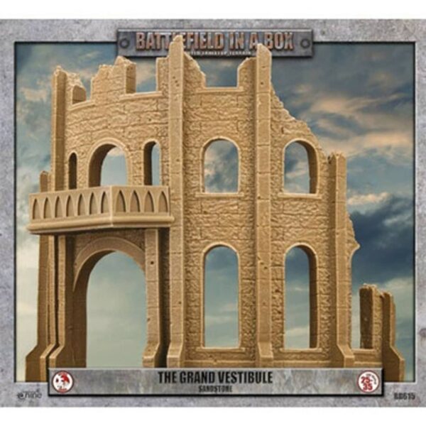 GF9: 28mm Pre-painted Terrain - Grand Vestibule Ruin (Sandstone)